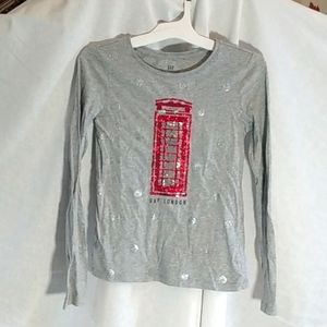 Gap London sequin top size large